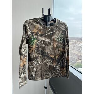 Realtree Camouflage Long Sleeve T-Shirt Polyester Men's M (38/40)